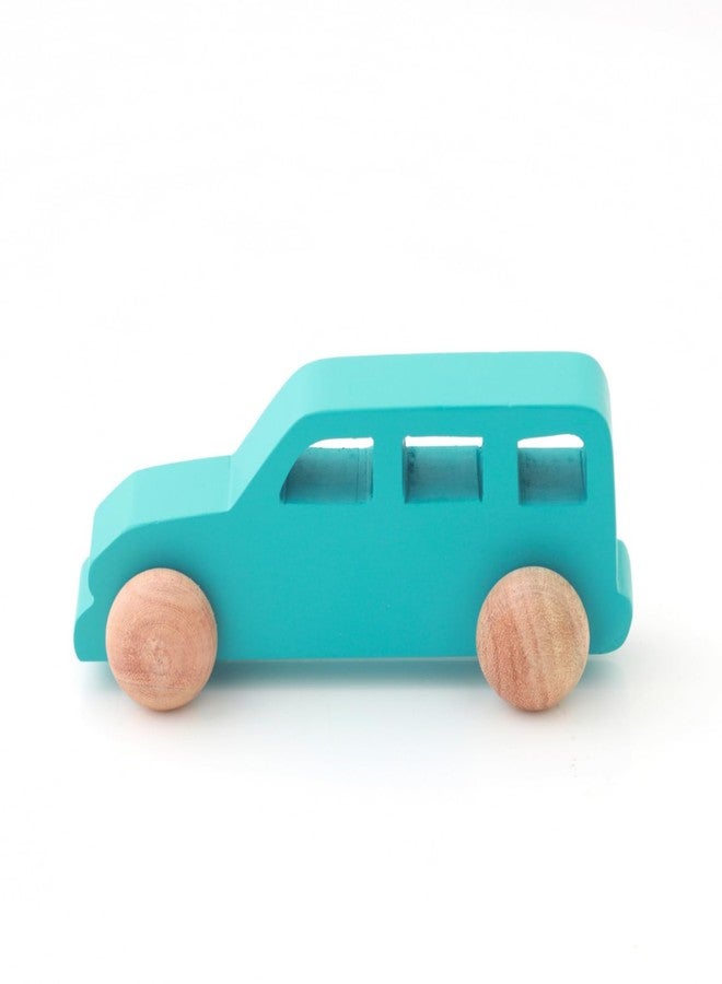 Ariro Wooden Jeep for Toddlers and Infants | Push Wooden Vehicle Toy | 6M-3Y | Helps Child in Grip Strength, Hand-Eye Coordination - Image 1