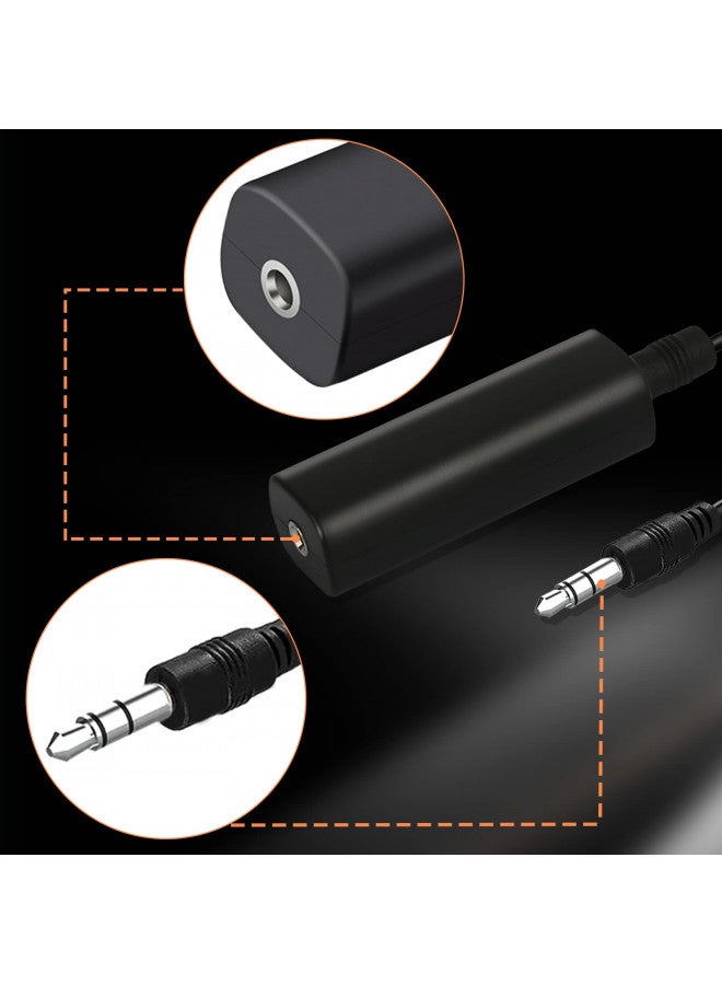 Rngeo 2 Packs Ground Loop Noise Isolator for Car Audio/Home Stereo System, Ground Loop Isolator with 3.5mm Audio Cable - Image 3
