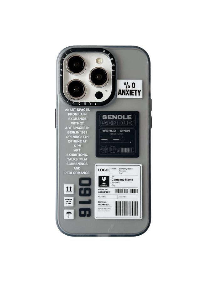 Green Tiger For iPhone 12 Pro Max Double Layer Frosted IMD Series TPU + PC Phone Case(Black Label 0916)