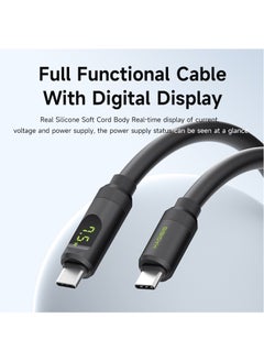 Hagibis 40Gbps USB4 M.2 NVMe SSD Enclosure With LED Display USB4 Cable for Thunderbolt 4/3 USB 3.2/3.1/3.0 B+M M-Key SSD Case  - Image 4