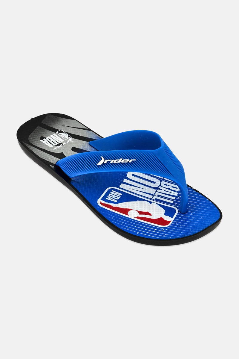 RIDER Men x NBA Strike NBA Slip On Slippers, Multicolor - Image 1