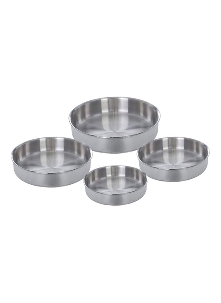 AL AHRAM Al-Ahram Oven Trays Set 4×1 Silver TSKH016 