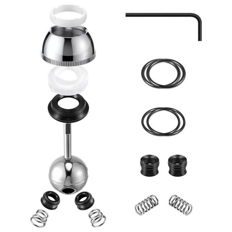 Avenuebool Faucet Repair Kit, Compatible with Delta/Peerless RP44123, Compatible with Delta/Peerless RP41661 and RP42986 Single Handle Faucet, Ball, Seats, Springs, Cam, Cap, Adjusting Ring and Bonnet - Image 1