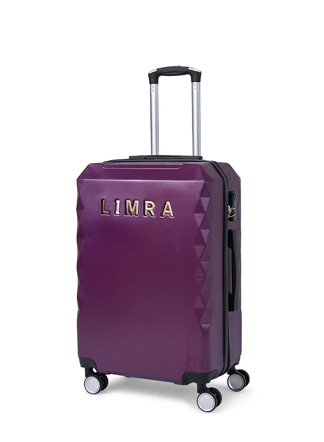 LIMRA A travel bag set consisting of 3 luggage bags maroon/black