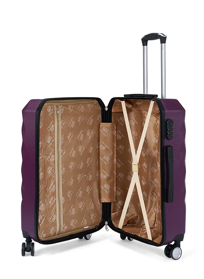 LIMRA A travel bag set consisting of 3 luggage bags maroon/black