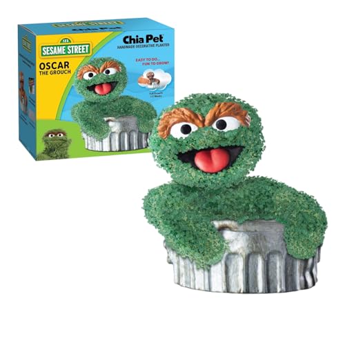 Chia Pet Oscar The Grouch with Seed Pack, Decorative Pottery Planter, Easy to Do and Fun to Grow, Novelty Gift, Perfect for Any Occasion - Image 5