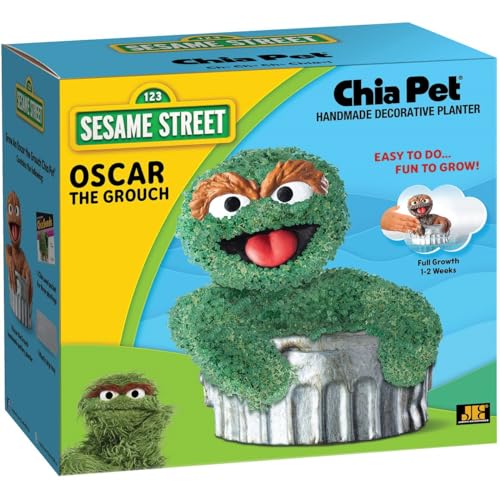 Chia Pet Oscar The Grouch with Seed Pack, Decorative Pottery Planter, Easy to Do and Fun to Grow, Novelty Gift, Perfect for Any Occasion - Image 2