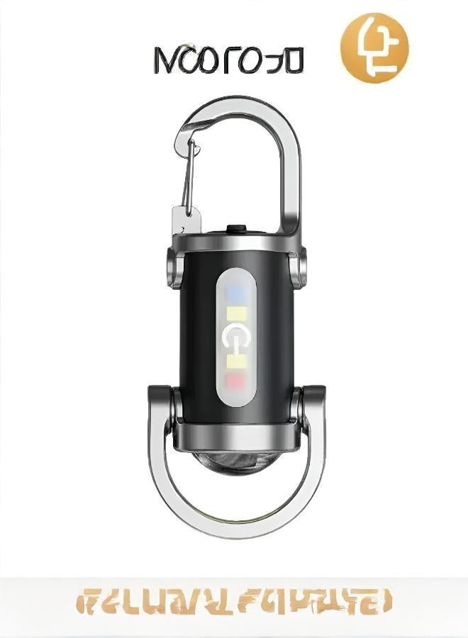Portable Super Bright LED Keychain Flashlight - Mini Outdoor Emergency Light - Image 3