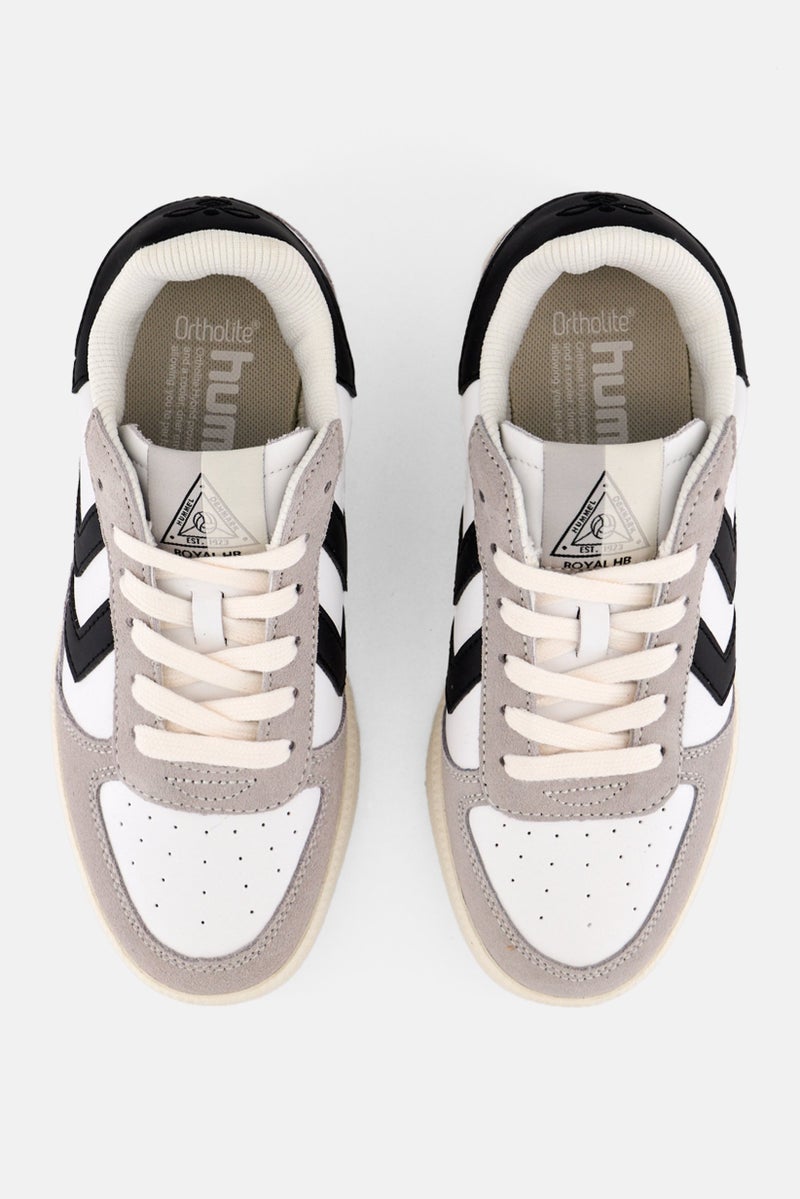 Hummel Kids Boy Royal Hb Ls Lace Up Outdoor Shoes, White - Image 3