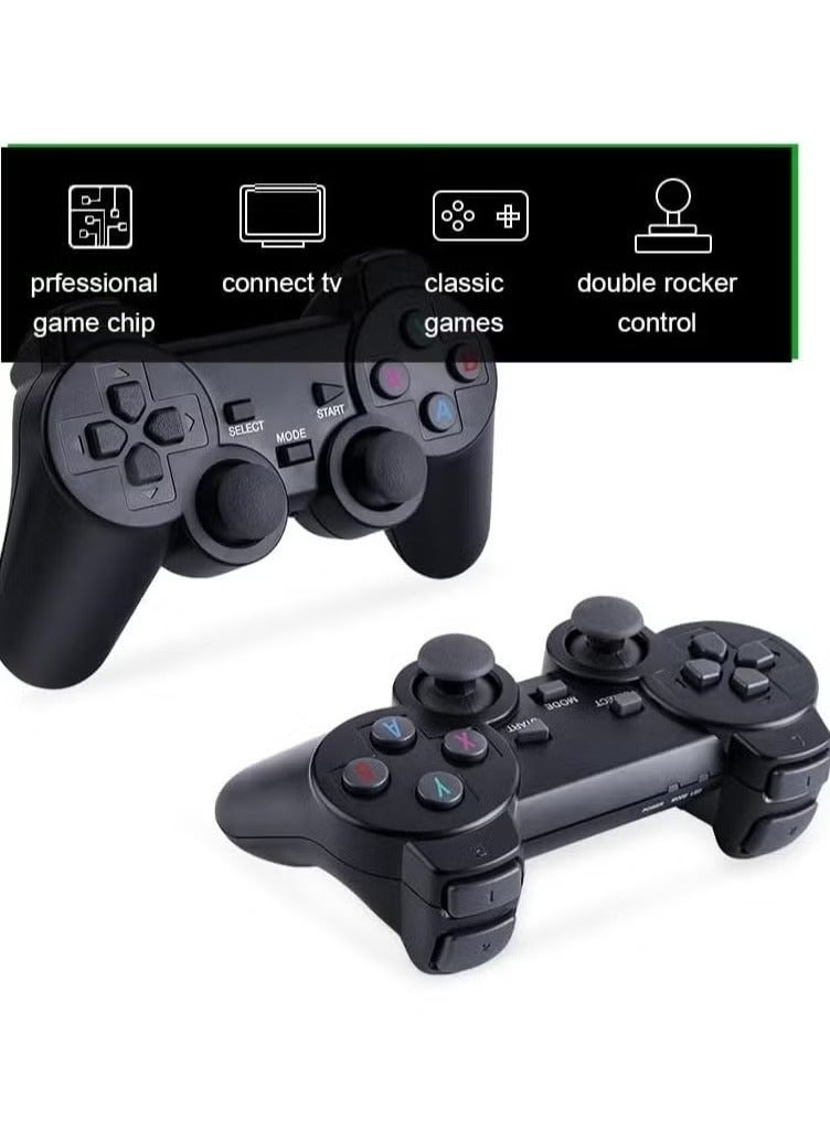 جهاز ألعاب Y3 لايت بدقة عالية الوضوح يمكن توصيله بالتلفزيون مع بطاقة بسعة 64 جيجابايت و10000 لعبة وجهازي تحكم مع عصا وكابل تمديد بدقة عالية الوضوح - Image 5