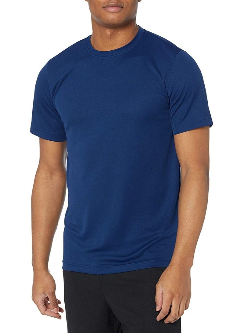 giftology Sports Dry Fit Polyester Round Neck T-Shirt for Men  - Image 1
