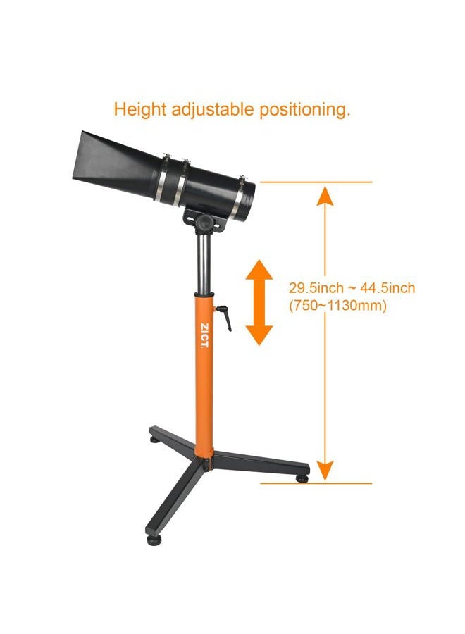 ZICT Dust Hood With Adjustable Floor Stand For Woodturning Tools, woodworking tools - Image 5