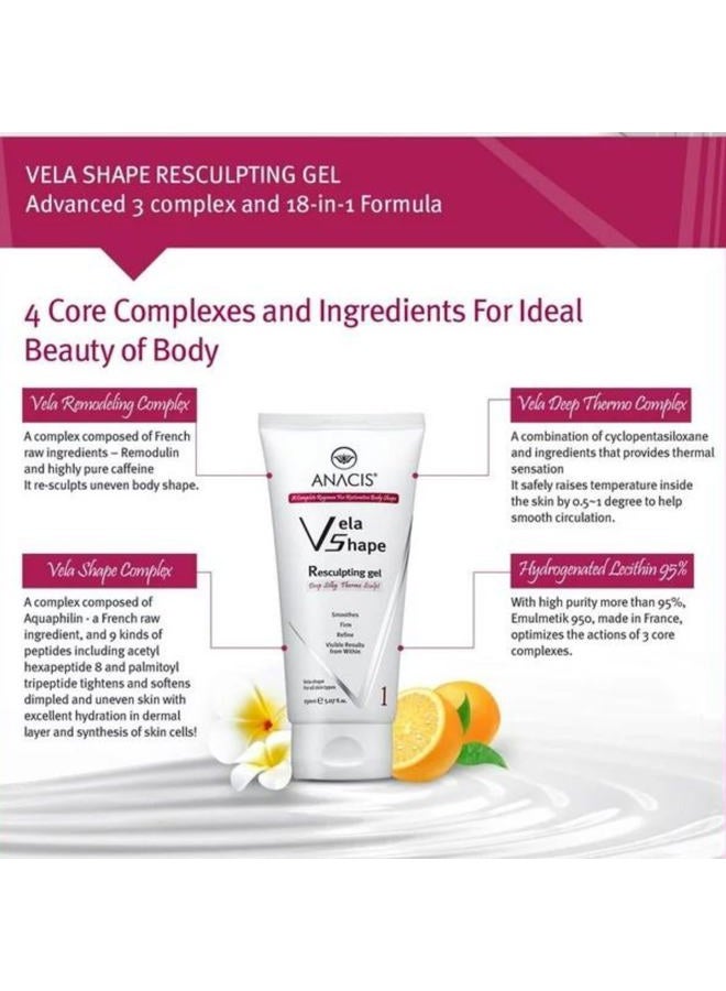 Anacis Anti-Cellulite Advanced Hot Body Cream Gel For Even Skin and Elasticity 5.07 Oz - Image 3