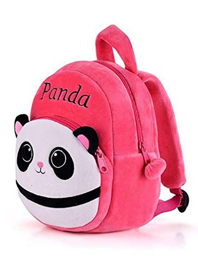 blue tree Soft Material School Bag For Kids Plush Backpack Cartoon Toy, Children's Gifts Boy/Girl/Baby/Decor School Bag For Kids (Pink Panda) - Image 2