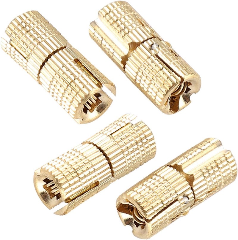 Concealed Drum Hinge - 180° Opening Angle - Easy to Install - Sturdy and - for Lightweight Worktop or Table - Made of Heavy Duty Copper Material - Image 5