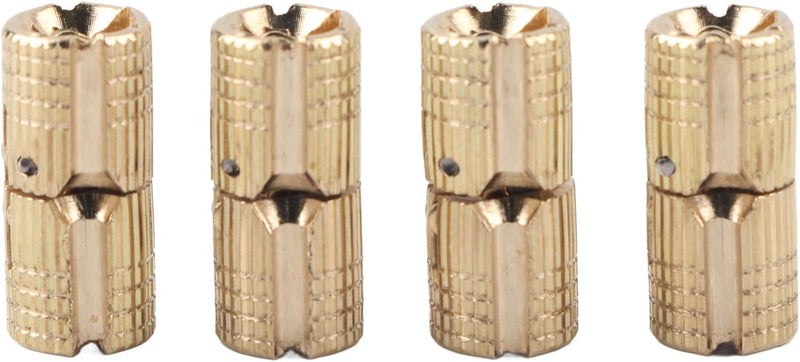 Concealed Drum Hinge - 180° Opening Angle - Easy to Install - Sturdy and - for Lightweight Worktop or Table - Made of Heavy Duty Copper Material - Image 1
