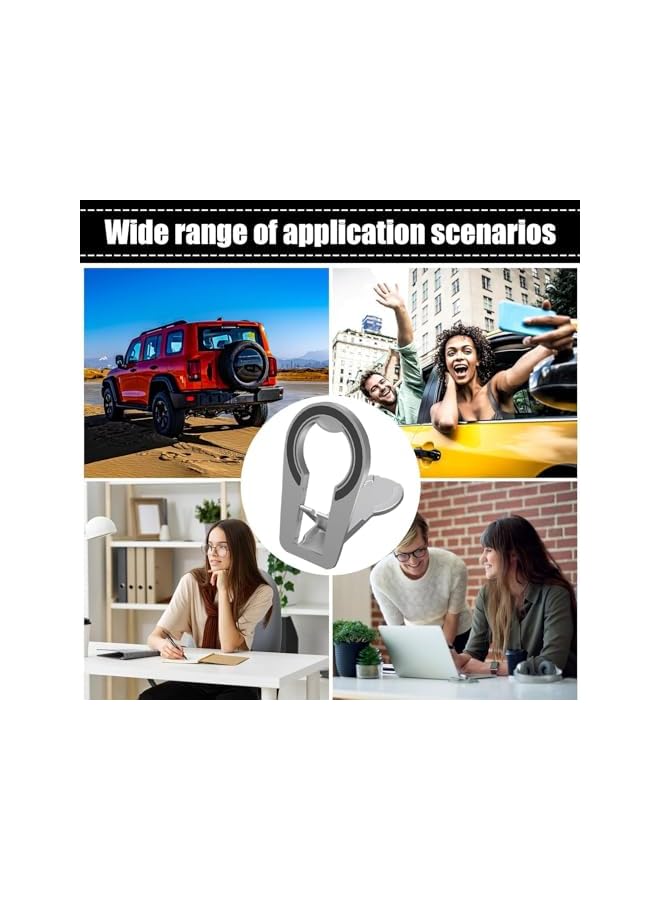 S-TOP Magnetic Phone Ring, Double Side Smartphone Bracket, Slim Foldable Portable Phone Ring, for Metal Surfaces, Travel, Home, Gym, Vehicles, Refrigerators - Image 2