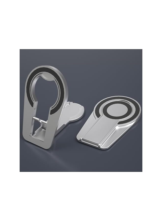 S-TOP Magnetic Phone Ring, Double Side Smartphone Bracket, Slim Foldable Portable Phone Ring, for Metal Surfaces, Travel, Home, Gym, Vehicles, Refrigerators - Image 4