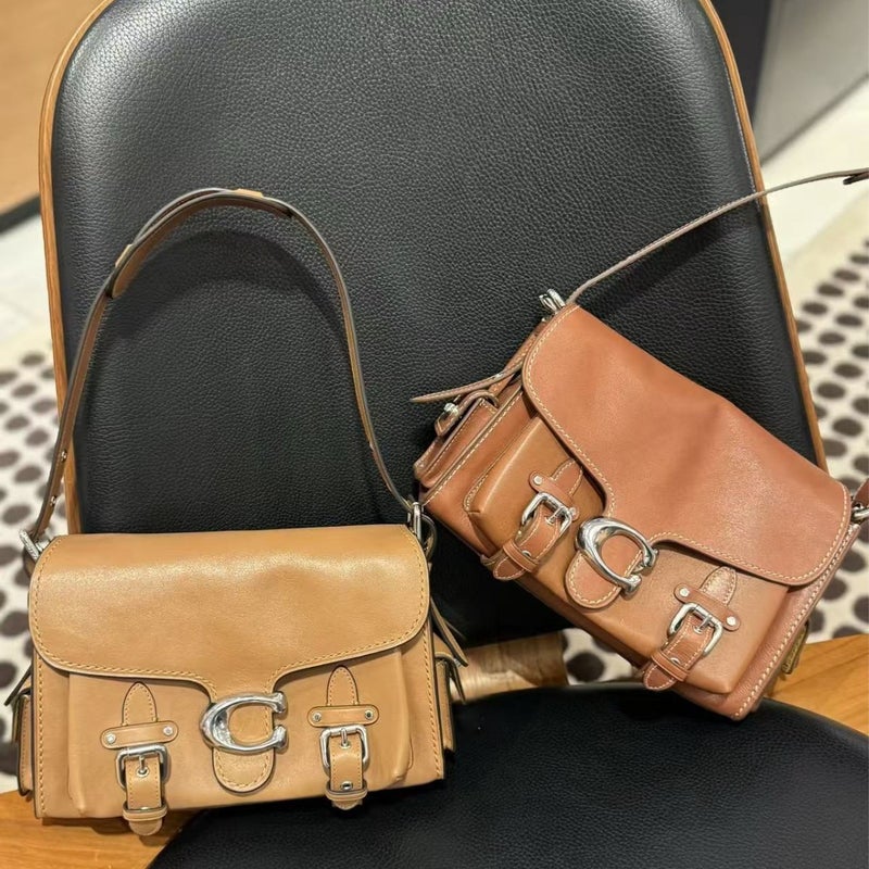 Kou Cargo Soft Tabby Shoulder Crossbody Handbag Vintage Flip Casual Bags - Image 1