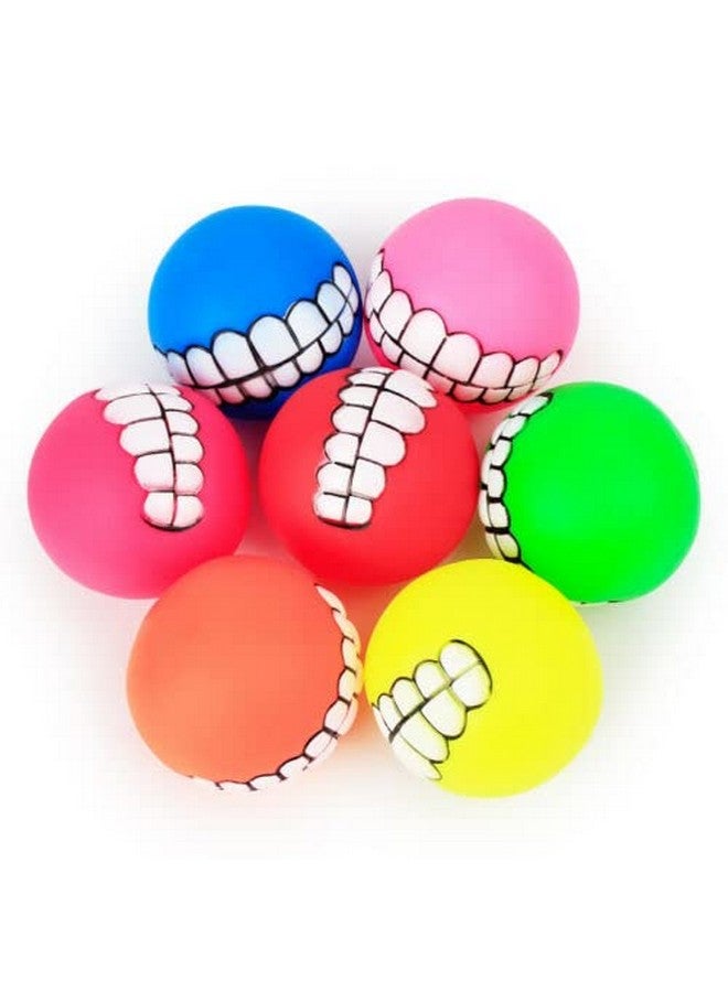 كرة صرير للكلاب، لعبة أسنان مضغ للجراء، كرة صرير، ألعاب مضحكة للكلاب والقطط والجراء - عبوة من قطعتين (اللون حسب التوافر) - Image 2