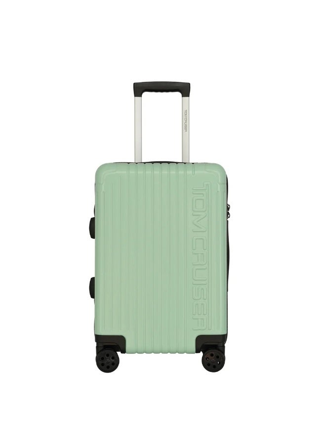 Tom Cruiser Jet Setter 20-Inch Hard Shell Cabin Luggage – ABS Lightweight Suitcase with 360° Spinner Wheels, TSA Lock, Anti-Theft Zipper, Premium Lining – Green - Image 1