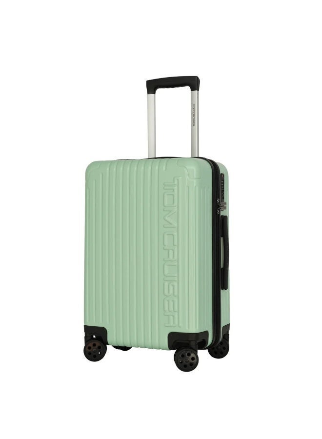 Tom Cruiser Jet Setter 20-Inch Hard Shell Cabin Luggage – ABS Lightweight Suitcase with 360° Spinner Wheels, TSA Lock, Anti-Theft Zipper, Premium Lining – Green - Image 2