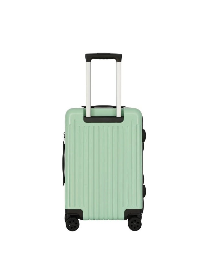 Tom Cruiser Jet Setter 20-Inch Hard Shell Cabin Luggage – ABS Lightweight Suitcase with 360° Spinner Wheels, TSA Lock, Anti-Theft Zipper, Premium Lining – Green - Image 3