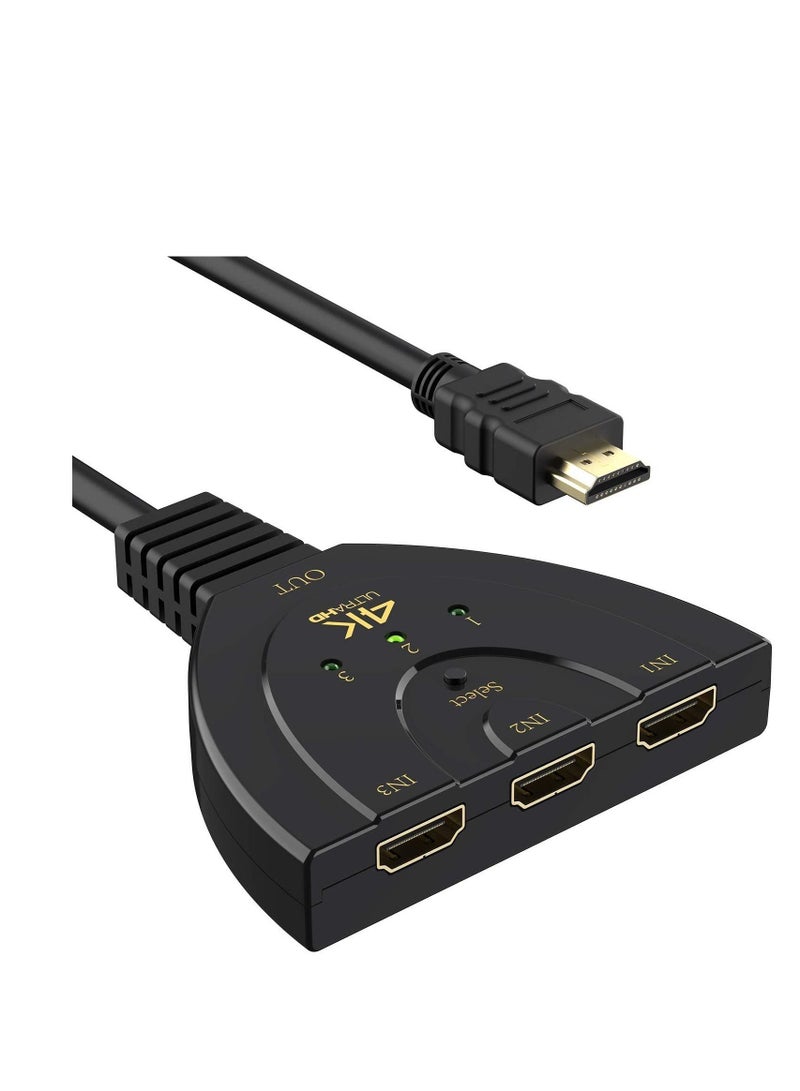 4k HDMI 3 Ports Switch For HDTV TV Stick Laptop PC HDTV Projector etc  - Image 2