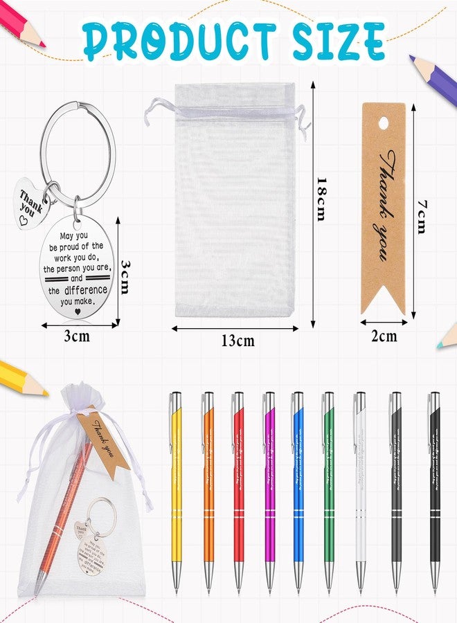 تيلينغ مجموعة هدايا تقدير الموظفين من تيلينج (30 مجموعة) - أقلام ملهمة بالجملة - سلاسل مفاتيح تحفيزية - أقلام حبر جاف - هدايا شكر لزملاء العمل والمعلمين والموظفين - عيد الميلاد - Image 3