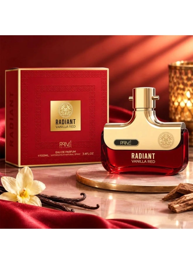 PRIVE Radiant Vanilla Red - EDP Women 100ml - Image 3