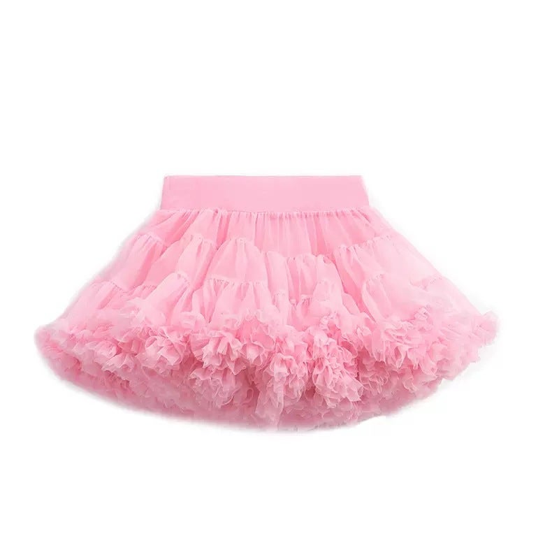 Girls' tutu skirt princess skirt spring and autumn children's skirt pettiskirt rabbit skirt girls' Western style mesh skirt - Image 1