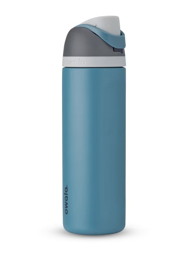 Owala FreeSip Insulated Stainless Steel Water Bottle with Straw for Sports, Travel, and School BPA-Free Sports Water Bottle, 24 oz - Image 1