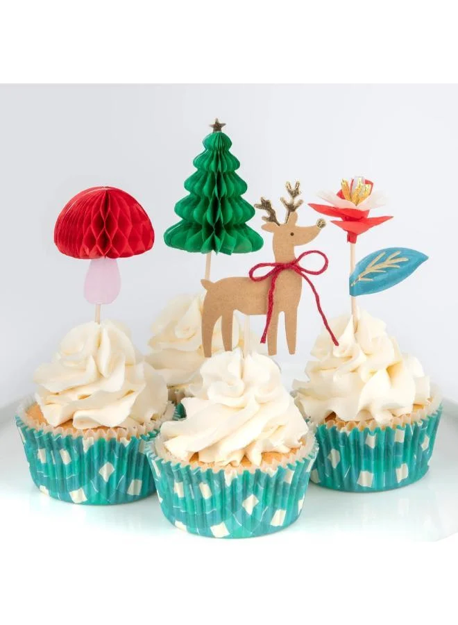 Winter Woodland Cupcake kit