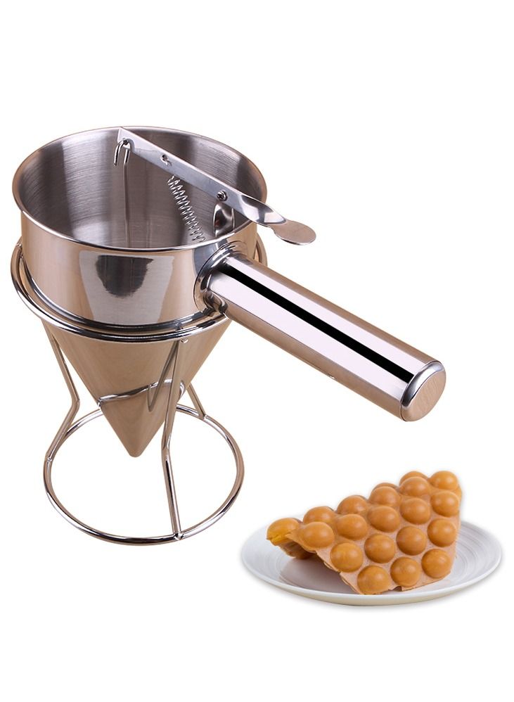 موزع خفق البان كيك مثالي لخبز كعك الوافل، وكعك المعجنات المتنوعة مع قياس ملصق - Image 5