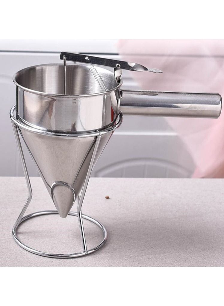 موزع خفق البان كيك مثالي لخبز كعك الوافل، وكعك المعجنات المتنوعة مع قياس ملصق - Image 4