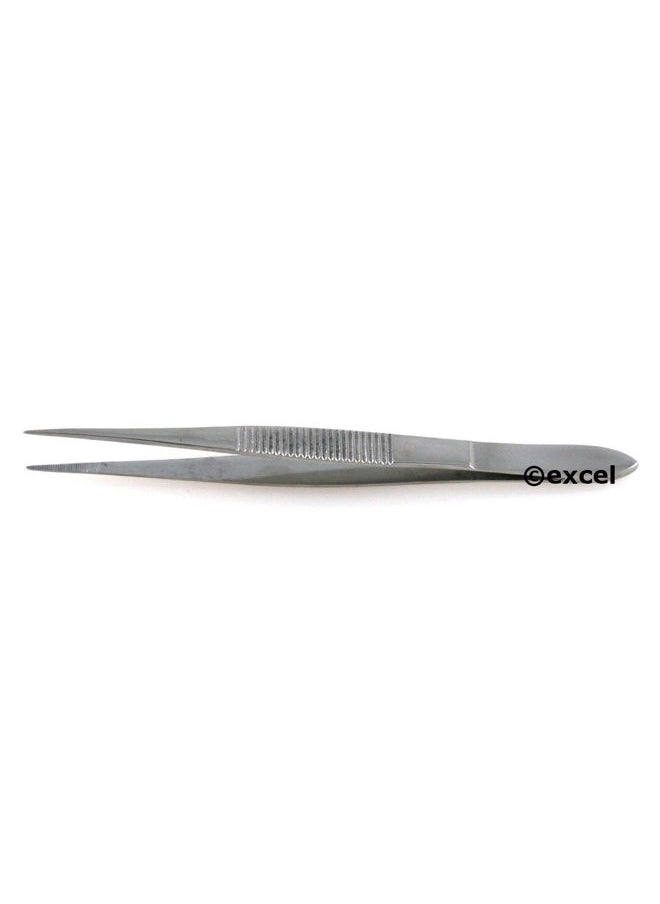 SurgicalExcel - Splinter Tweezers Serrated Fine Point Splinter Removal Tweezers - SurgicalExcel (3.5") - Image 1