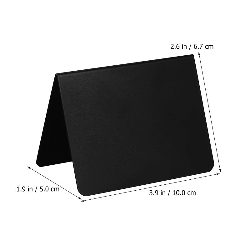 Mini Chalkboard Set 20 Pcs Double Sided 100x75mm with 2 Markers and 2 Cloths - Image 3