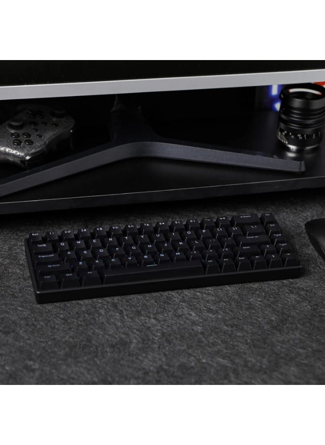 VTER - Fighting68 HE Magnetic Gaming Keyboard with Adjustable Actuation, 0.08mm RT Precision, Linear Aurora Magnetic Switch 8K Polling Rate, 68-Key Compact USB-C Wired Keyboard, Hot-Swappable, RGB Backlit (Black Contours) - Image 1