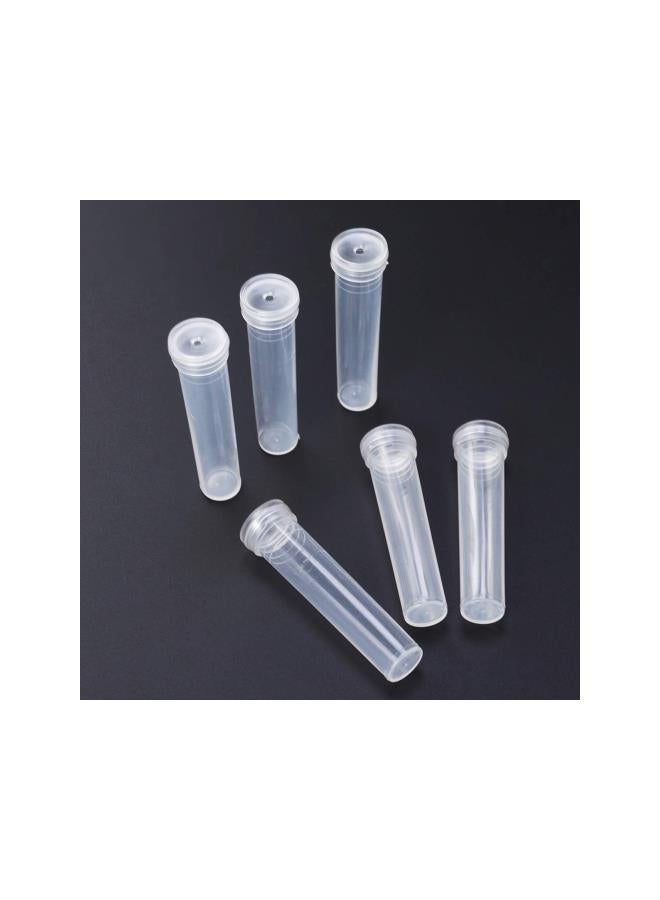 25pcs Nutrition Flower Plastic Tube Clear Water Flower Tube Cap Plastic Water Tube with Cap Florist Supplies for Wedding Event Arts Crafts Floral Hydroponic  - Image 1
