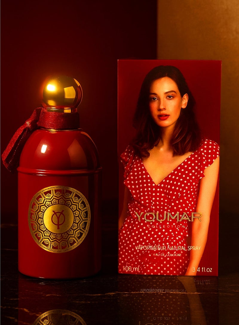 يومار عطر نسائي يدوم طويلاً | مجموعة يومار رقم 1002 | أفضل عطر نسائي (100 مل) بنفحات حلوة ومسكية وخشبية لأنوثة أنيقة - Image 4