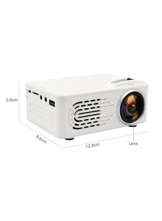CRONY RD-814 Portable Mini Projector with Built-in Battery | Home Theater & Kids Video Player | USB, HDMI, Wireless Screen Mirroring for Outdoor Movie Nights & Bedroom Entertainment - Image 3