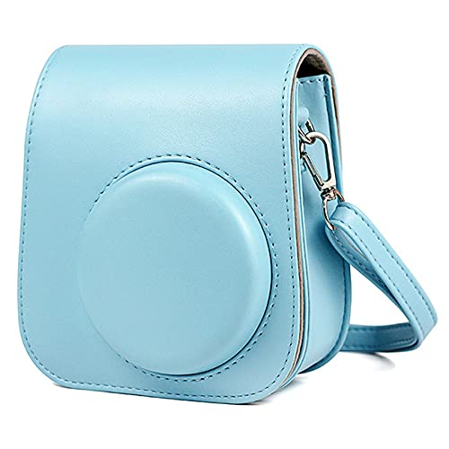 ZENKO Compatible with/Suitable for Mini 11 INSTAX Camera Compact Pouch Bag (ICE Blue) - Image 1