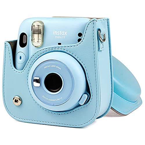 ZENKO Compatible with/Suitable for Mini 11 INSTAX Camera Compact Pouch Bag (ICE Blue) - Image 3