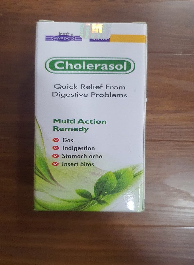 Hapdco - Cholerasol Drops Digestive Health - Pack Of 3 |H-2|