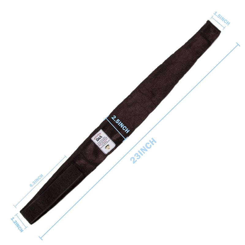 gexworldwide GEX Wig Grip Band Adjustable Velvet Non-Slip Breathable Head Band to Keep Wig Secured and Prevent Headaches (Brown) - Image 3