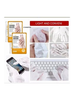 OASIS-TH 3 Pairs Hand Mask, Moisturizing Repair Rough and Dry Skin for Men and Women, SPA Gloves for Hands Exfoliating Hand Peeling Masks for Soothing and Whitening Rough Skin  - Image 2