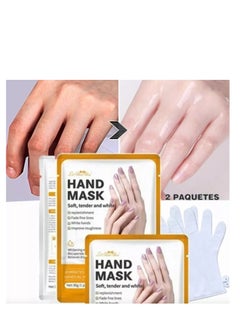 OASIS-TH 3 Pairs Hand Mask, Moisturizing Repair Rough and Dry Skin for Men and Women, SPA Gloves for Hands Exfoliating Hand Peeling Masks for Soothing and Whitening Rough Skin  - Image 3