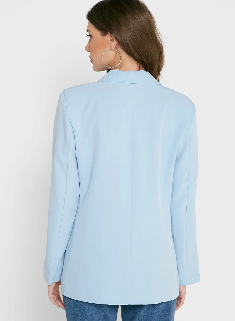 Boohoo Tailored Knitted Blazer