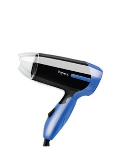 Impex Hair Dryer Foldable Handle And Travel-Friendly Hair Dryer, Speed Setting With Cool Shot Function,800-1000W, Lightweight Ergonomic Design-2 Year Warranty,HD 1K2  - Image 1