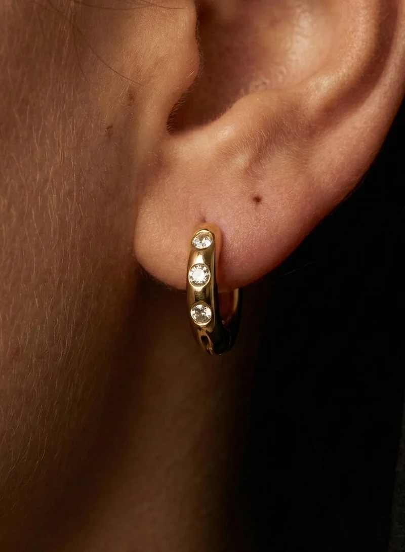 ليو جو أقراط لي جو مخلب ذهبية